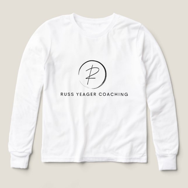 Russ Yeager Coaching Signature Logo T Shirt (Design framsida)