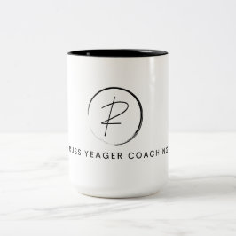 Russ Yeager Coaching Signature Logo Två-Tonad Mugg