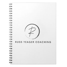 Russ Yeager Coaching Signaturlogotyp Anteckningsbok