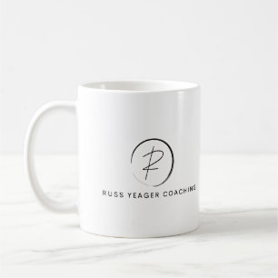 Russ Yeager Coaching Signaturlogotyp Kaffemugg