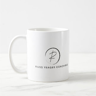 Russ Yeager Coaching Signaturlogotyp Kaffemugg