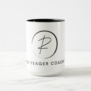 Russ Yeager Coaching Signaturlogotyp Mugg