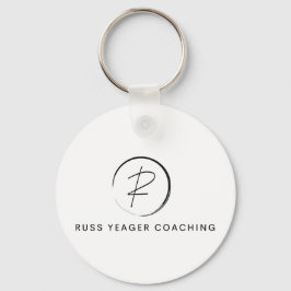 Russ Yeager Coaching Signaturlogotyp Nyckelring