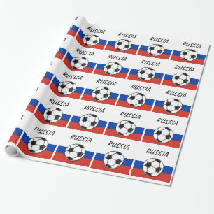 Russa Flagga Fotbollssketch Presentpapper