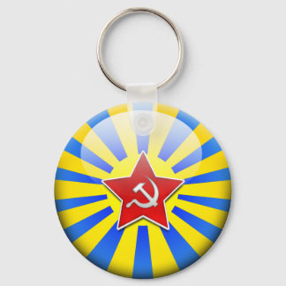 Russain Flagga Luft Force Nyckelring