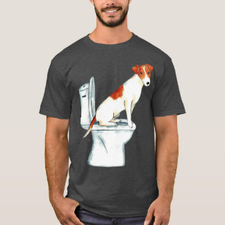 Russel hund Toalett 1 T Shirt