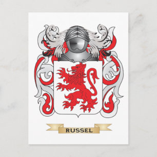 Russel Vapen (Familjevapen) Vykort