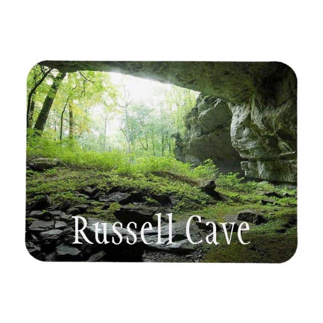 Russell Cave National Monument, Alabama Magnet (Horisontell)