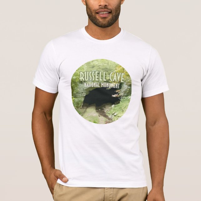 Russell Cave National Monument Alabama T Shirt (Framsida)