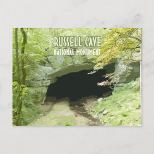 Russell Cave National Monument Alabama Vykort