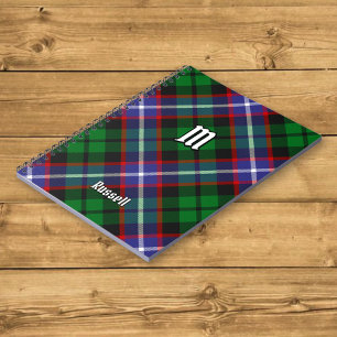 Russell Clan Tartan Anteckningsbok