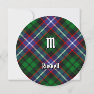 Russell Clan Tartan Inbjudningar