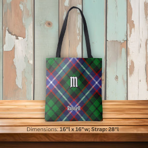 Russell Clan Tartan Tygkasse