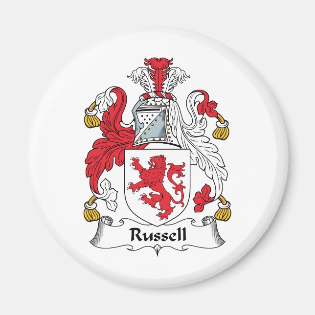 Russell Family Crest Magnet (Framsidan)