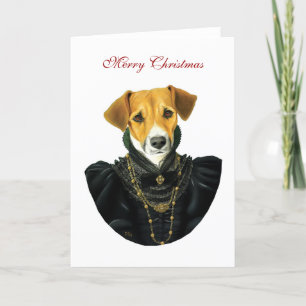 Russell för jack DR037 Terrier, god jul Helgkort