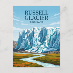 Russell-glacären Grönland Vykort
