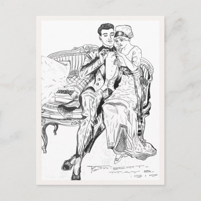 Russell L. Swigert 1917 förslag konst Vykort (Framsida)
