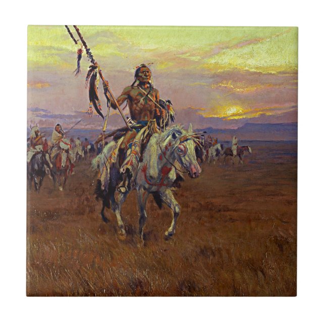 Russell medicinmanen kakelplatta (Framsidan)