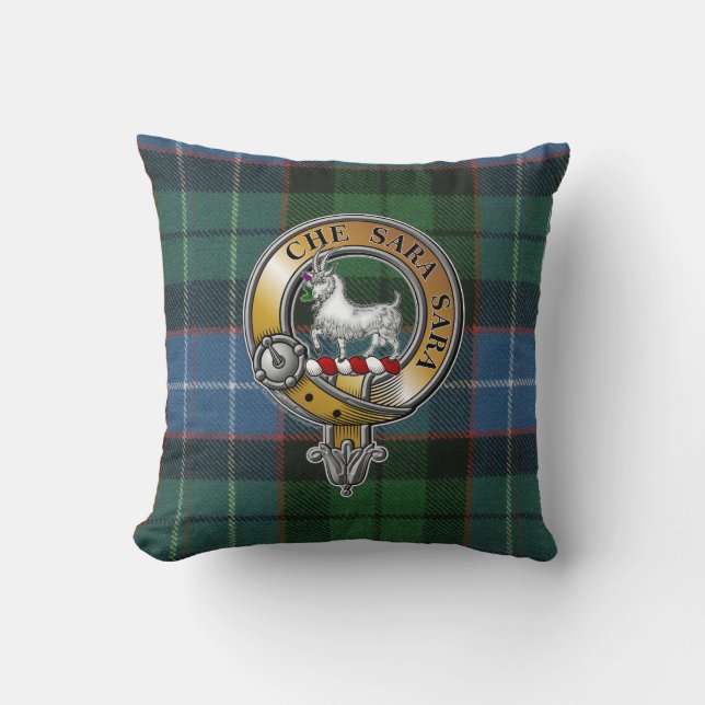 Russell Tartan & Badge Kudde (Framsida)