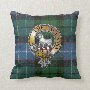 Russell Tartan & Badge Kudde