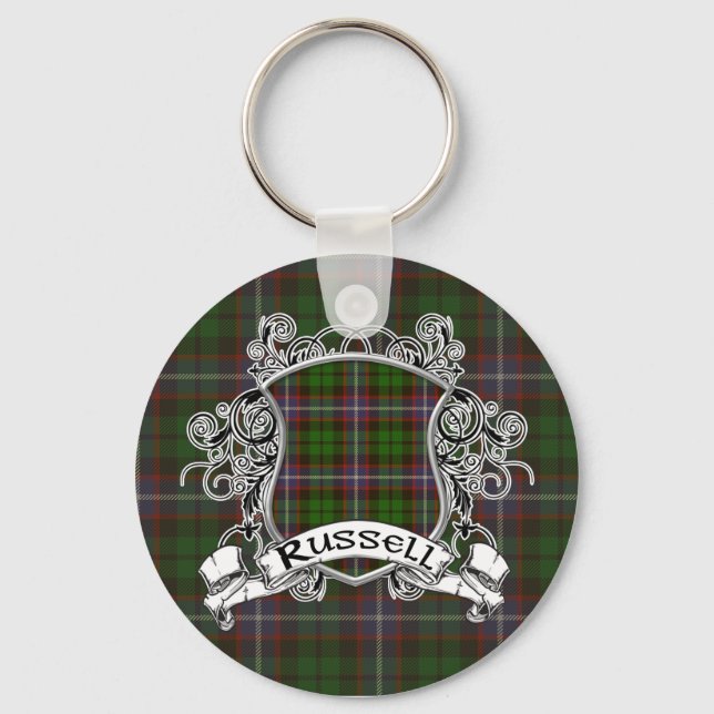 Russell Tartan Shield Nyckelring (Framsida)