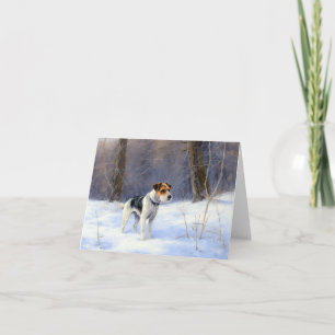 Russell Terrier Låt Det Snö Jul Kort