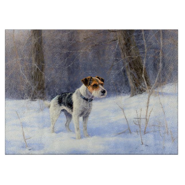 Russell Terrier Låt det snöa jul (Framsidan)