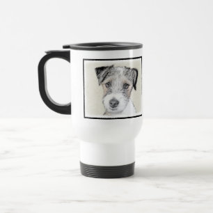 Russell Terrier Rough Painting - Original Hund Art Resemugg