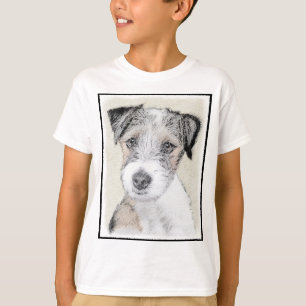 Russell Terrier Rough Painting - Original Hund Art T Shirt