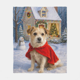 Russell terrier semester fleecefilt