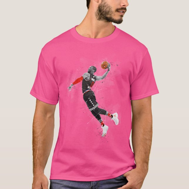 Russell Westbrook Baskeball T Shirt (Framsida)