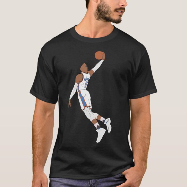 Russell Westbrook Dunk T Shirt (Framsida)