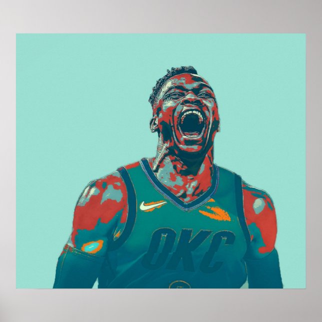 Russell Westbrook Poster (Framsidan)