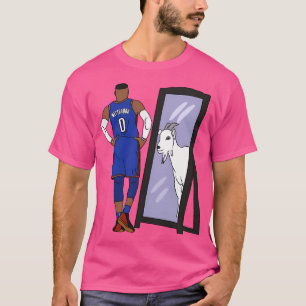 Russell Westbrook Spegel Goat (Oklahoma City) T Shirt