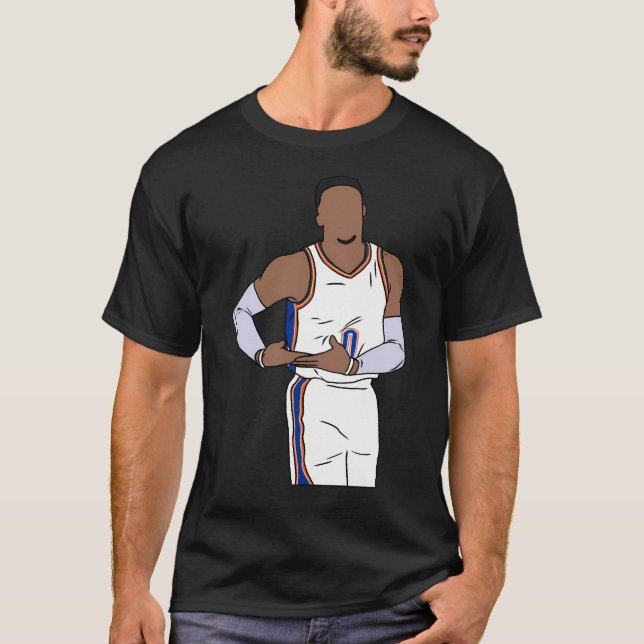Russell Westbrook Sten T Shirt (Framsida)