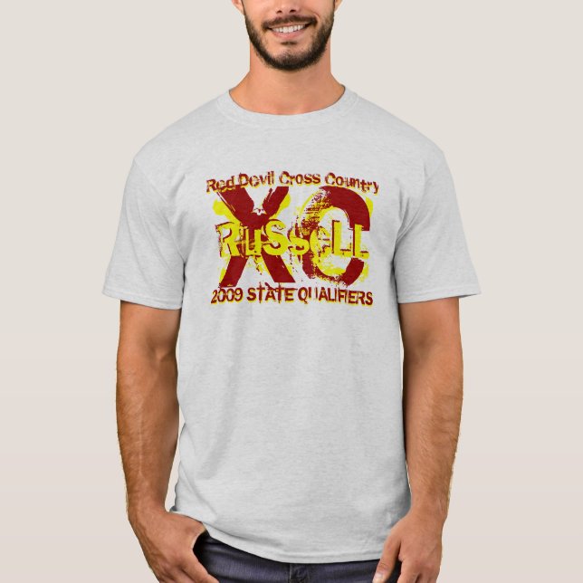 Russell XC statlig skjorta 2009 Tee Shirt (Framsida)