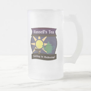 Russells Tea Frostat Ölglas