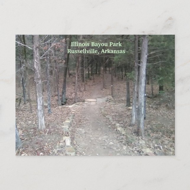 Russellville, Arkansas Park Trail Vykort (Framsida)