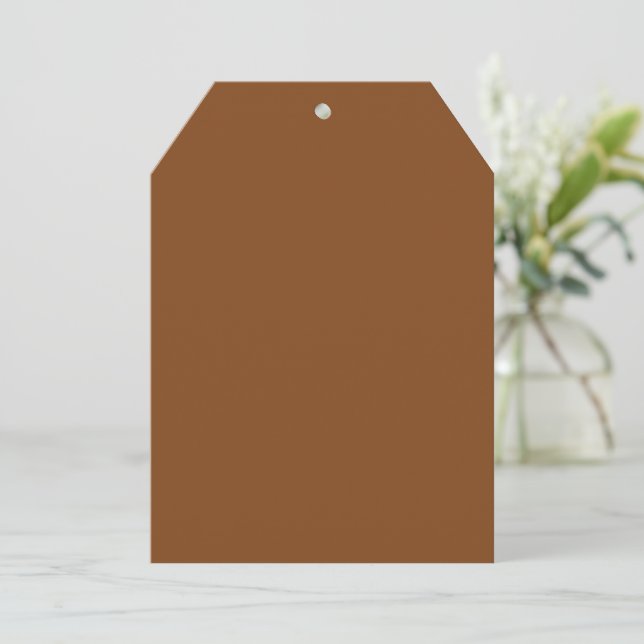 Russet Brown Märkre-inbjudan (Stående Fram)