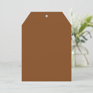 Russet Brown Märkre-inbjudan
