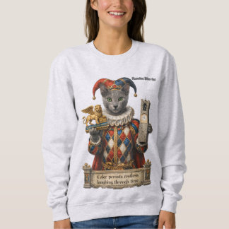 Russian Blue Arlequin Cat T Shirt