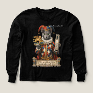 Russian Blue Arlequin Cat T Shirt