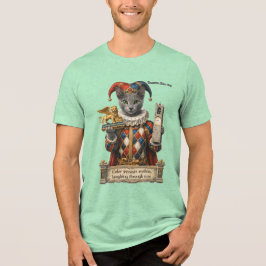 Russian Blue Arlequin Cat T Shirt