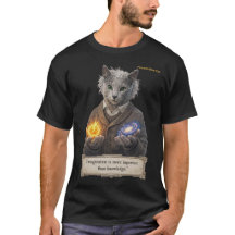 Russian Blue Einstein Cat - Imagination