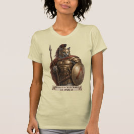 Russian Blue Spartan Cat T Shirt