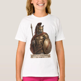 Russian Blue Spartan Cat T Shirt