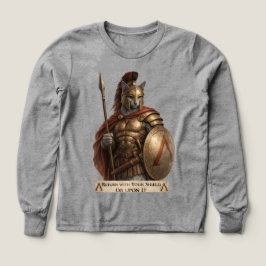 Russian Blue Spartan Cat T Shirt