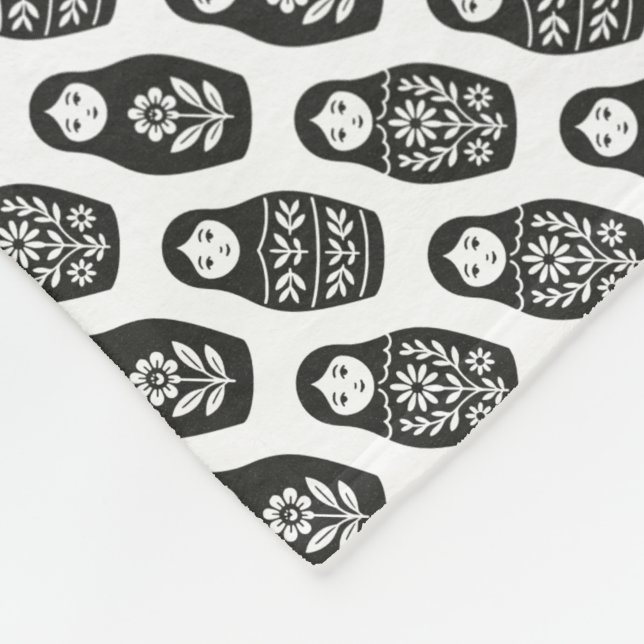 Russian Dolls Fleecefilt (Hörn)