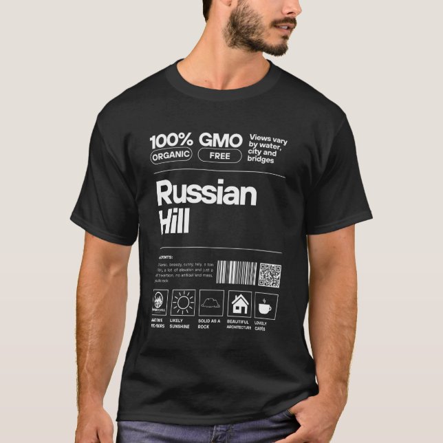 Russian Hill NonGMO T-Shirt (Framsida)