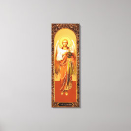 Russian Icon Archangel Gabriel  Wrapped Canvas